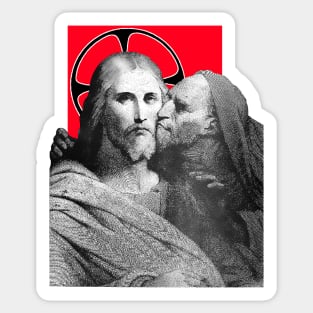 Biblical Betrayal Jesus Innocent Sticker